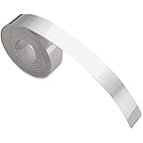 DYMO Embossing Aluminum Adhesive, 0.5 Inches x 12Mm x 12 Feet, 1/Box (35800)