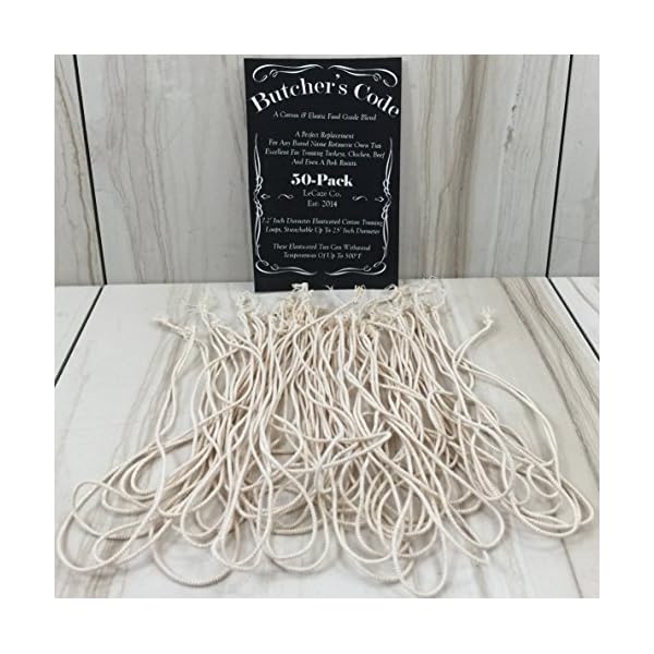 Rotisserie Elastic and Cotton Blend Stretchy Twine Food Grade