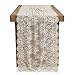 Ling's Moment White Floral Lace Table Runner 32 x 120 Inches for Rustic Country Wedding Party, Bridal Shower, Baby Shower, Candlelight Dinners