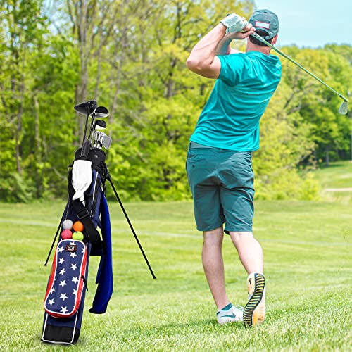 Craftsman Golf Lightweight Carry Sunday Bag with Stand Multicolor