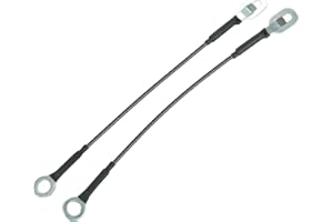 VOWAGH Rear Tailgate Cable Set Replacement for 1988-2002 Chevy GMC C/K 1500 2500 3500 Pickup Truck LH & RH 14-9/16 Inch Long Replace 15673251 89045648