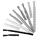 No Tangle No Crease Ribbon Head Bands and Hair Ties - Black and White