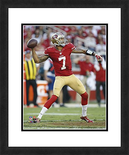 NFL San Francisco 49ers Colin Kaepernick, Beautifully Framed and Double Matted, 18â€ x 22â€ Sports Photograph
