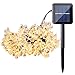 ECOWHO Solar String Lights, 23ft 50 LED Waterproof Fairy Lights Outdoor Starry Lights for Patio, Garden, Party, Yard, Gate, Christmas (Warm White)