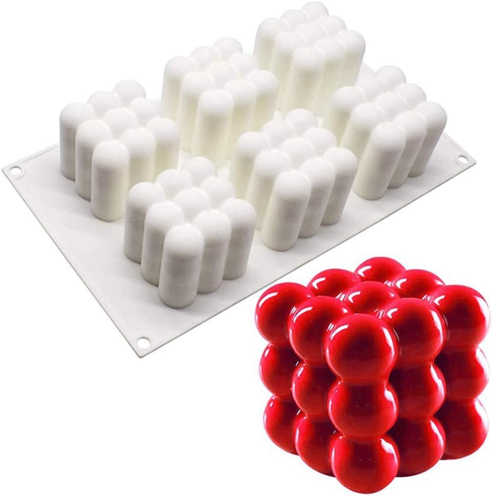 Savacaf Com Kugel Silikon Bubble Candle Formen Seife Form Diy Schokolade Candle Resin Soap Silicone Molds Kerzen Silikonform 3d Cube Silikonform Sets Zubehor Kerzenherstellung