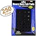 Dura Shield Heavy Duty Self-Adhesive Felt Furniture Pads, Black – Large 250-Piece Variety Pack for Best Floor Protection Value – Risk Free Satisfaction Guarantee!