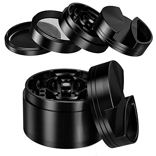 iRainy [Large 3 Inches] Spice Herb Grinder with Pollen Catcher, 4