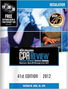 Bisk Cpa Review Regulation 41st Edition 2012