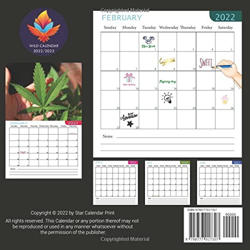 Calendrier Unss 2023 Marijuana 2022 Calendar: Official Cannabis Calendar 2022, 16 Month Calendar:  2022 Wall Calendar: 9798777017307: Amazon.com: Books