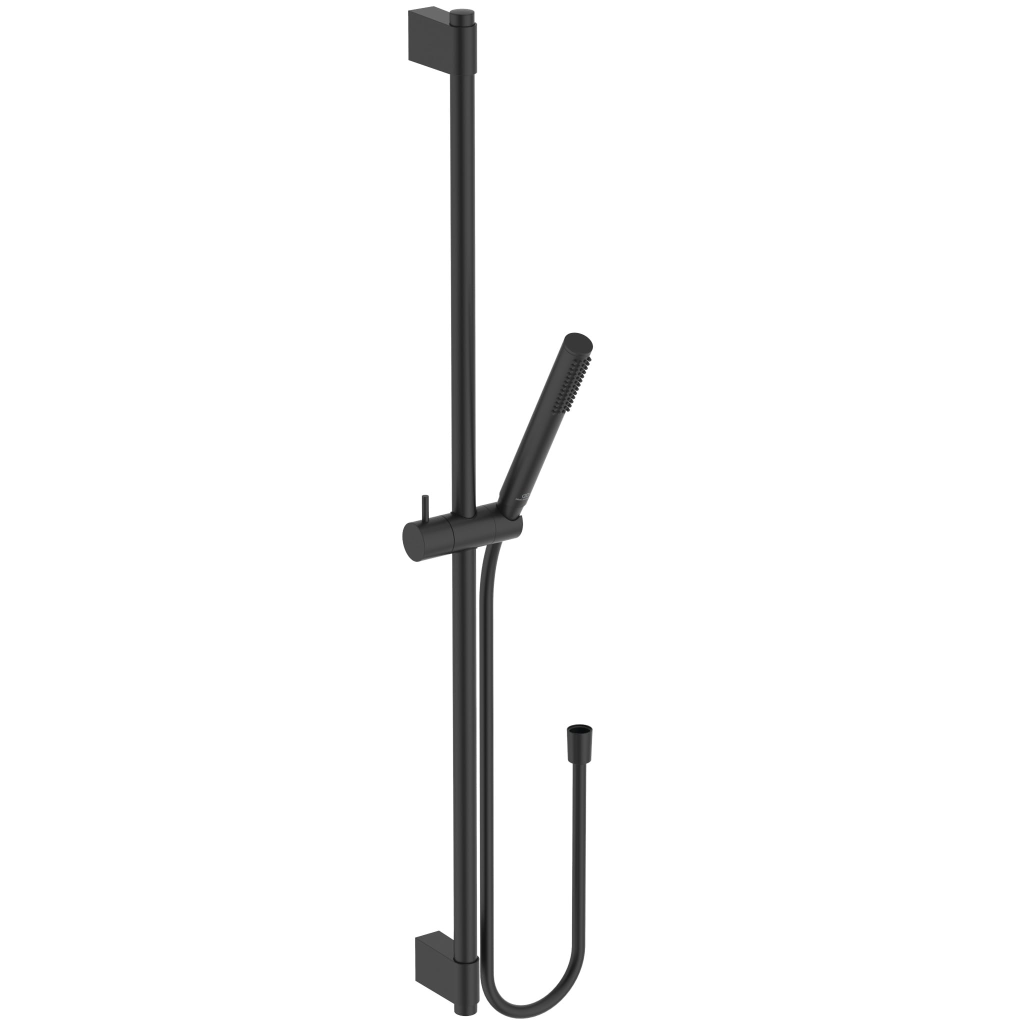 Ideal Standard Idealrain A7617XG Shower Combination, Hand Shower, Shower Rail 90 cm, Shower Hose 175 cm, Silk Black