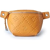 Zoey and Zion Limited Edition Designer Fanny Pack with 44 inch Adjustable Waist Belt, Travel and Carry essentials Hands-Free (Camel)
