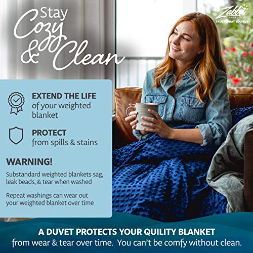 Quility Premium Removable Duvet Cover Weighted Insert 60"x80" Full