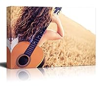 Canvas Wall Art Musical Elements Canvas Prints Home Artwork Decoration for Living Room,Bedroom,Music Room - 12x18 inches