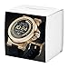Michael Kors Access, Men’s Smartwatch, Dylan Gold-Tone Stainless Steel with Black Silicone, MKT5009