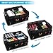 Czoom Car Trunk Organizer for SUV, Truck, Auto, Vehicle, Minivan, Home - Heavy Duty Portable Collapsible Cargo Storage - Durable Construction - Multi Compartments Cargo Carrier Caddy (Black)