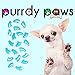 Purrdy Paws Soft Nail Caps for Dog Claws Sky Blue Small