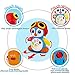 HOMOFY Baby Toys 6 to 12 Months up ,Lovely Smart Swing Dancing Penguin Early EQ Education ,Music and Learning ,Walking ,Singing,Flashing LED Lights, Voice Answers Gifts Toys for Baby