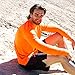 Vapor Apparel Men's UPF 50+ UV Sun Protection Performance Long Sleeve T-Shirt Large Safety Orange