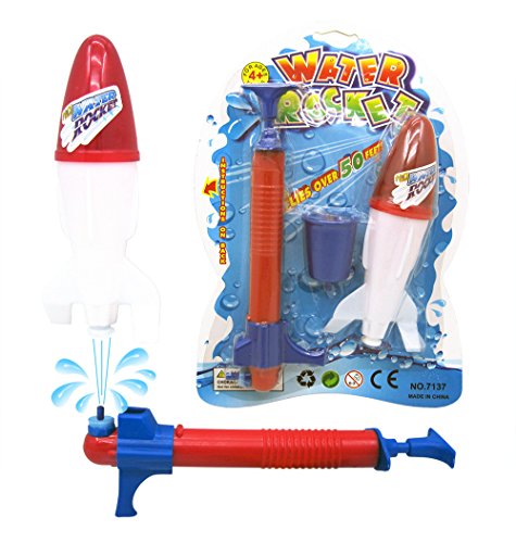 Gbell Funny Water Powered Rockets,Boys Swimming Summer Water Beach Outdoor Toys