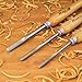 Hurricane Turning Tools, HSS, 3 Piece Spindle Gouge Set (1/4