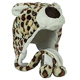 Fleece ML Animal Hat - Leopard W04S50F
