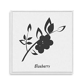 Framed Canvas Wall Art for Living Room, Bedroom Nordic Style Plants Theme Canvas Prints for Home Decoration Ready to Hang - 16x16 inches