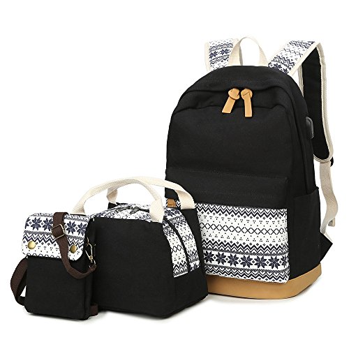 School backpacks for teen girls lightweight canvas back…
