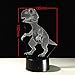 KIVVEE 3D Lamp Dinosaur Baby Shape Boys Best Bithday Gift Acrylic Table Night Light Furniture Decorative Colorful 7 Color Change Household Desk Accessories