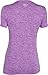 Under Armour Women's Tech V-Neck Twist, Mega Magenta /Metallic Silver, Small
