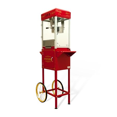 POPCORN MASCHINE ROT CLASSIC 4-6 Oz. POPCORNMASCHINE Retro Kirmes