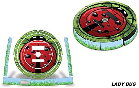 247 Skins Graphics kit Sticker Decal Vinyl Wrap Compatible with iRobot Roomba 860/870/880 Vacuum - Ladybug