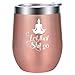 Let That Shit Go - Motivational Yoga Gifts for Women - Funny Birthday, Divorce, Valentines Day Gifts for Her, Yoga Lover, Teacher, Instructor, Wife, Mom, Yogi Friends, Coworkers - LEADO Wine Tumbler