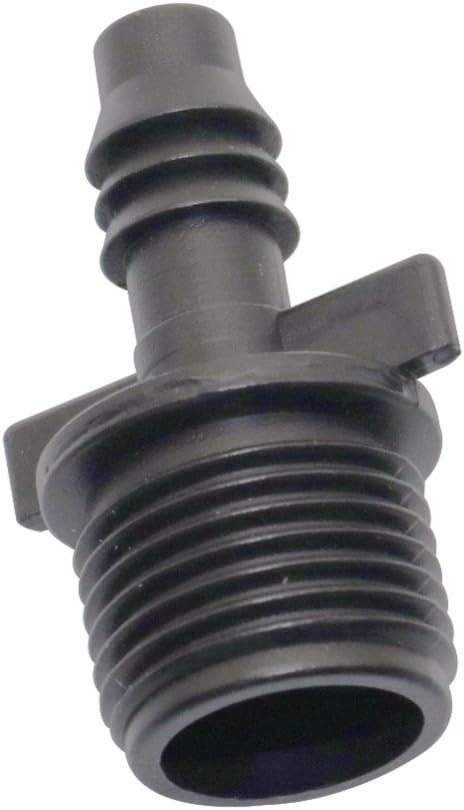 Rolldaso - 10 pcs 1/2 inch Male Adapter Water Pipe Connector Micro Garden Irrigation Pipe Connectors 8 mm hose
