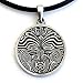 OhDeal4U Tiki Tattoo Maori Face Mask Polynesian Hawaiian Pewter Pendant W PVC Necklace