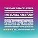 STOCKING STUFFERS for Men & Women! Pro Quality Nail Clippers - Razor Sharp Finger & Toe Nail Set - Bonus Fingernail and Toenail File - Best Quality Stainless Steel Kit (2 Pack :-)