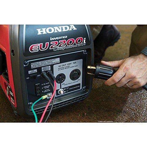 Honda EU2200i 2200W 120Volt Portable Inverter Generator with Companion