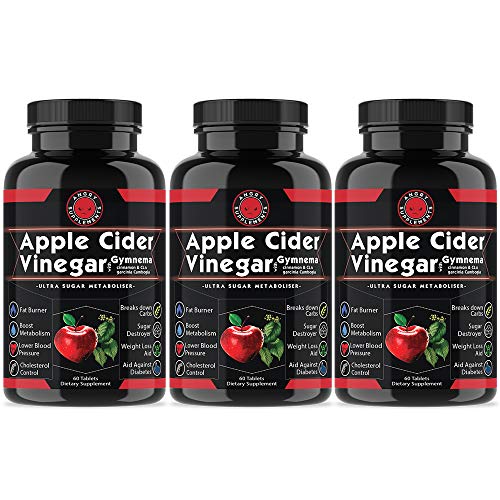 Angry Supplements Apple Cider Vinegar Pills for Weightloss - Natural Detox Remedy Includes Gymnema, Cinnamon, CLAS, and Garcinia for Complete Diet and Health - Starter Kit or Gift (3-Bottles) Angry Supplements Apple Cider Vinegar Pills for Weightloss - Natural Detox Remedy Includes Gymnema, Cinnamon, CLAS, and Garcinia for Complete Diet and Health - Starter Kit or Gift (3-Bottles)