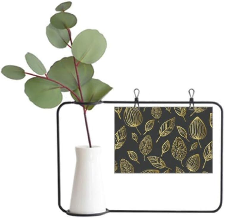 Amazon Com Golden Leaf Drawing Art Plant Metal Picture Frame Ceramic Vase Decor Home Kitchen Amazon Com Golden Leaf Drawing Art Plant Metal Picture Frame Ceramic Vase Decor Home Kitchen