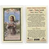 Prayer to St. Maria Goretti Holy Card (HC9-049E) - Laminated