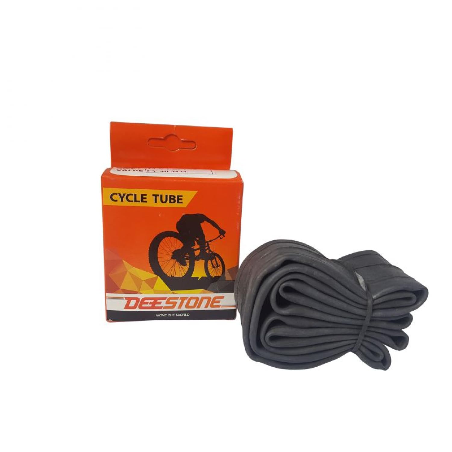 DEESTONE Camera Road 700 x 19-23, Presta Valve (Fine), 60 mm, Unisex Adult, Black, Standard