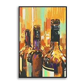 SIGNFORD Framed Canvas Home Artwork Decoration Wine Canvas...