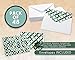 Blank All Occasion Greeting Cards with Envelopes, Geometric Green (4x6 In, 48 Pack)