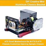 Kafuty ATX Motherboard Open Frame Case DIY Aluminum Alloy Bare Bones PC view 9