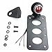 Black Horizontal Vertical Side Mount Motorcycle Relocator Custom License Plate Bracket Tail Light For Harley Davidson Kawasaki Honda Yamaha Suzuki