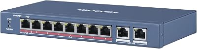 Hikvision DS-3E0310HP-E Unmanaged Fast Ethernet PoE Network Switch Blue