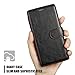Galaxy Note 4 Case Wallet,Mulbess [Layered Dandy][Vintage Series][Black] - [Ultra Slim][Wallet Case] - Leather Flip Cover with Credit Card Slot for Samsung Galaxy Note 4 SM-N910