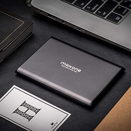 Hard Disk Esterno 160GB-2,5pollici ultrasottili HDD da USB 3.0 portatili per TV, PC, Mac, MacBook, Chromebook, Wii u, laptop, desktop, Windows (160GB, Charcoal)