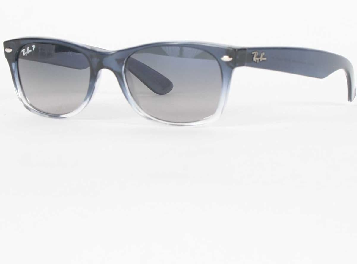 RayBan RB 2132 822/78 New Wayfarer Blue Gradient, Polarized Frame Size 52mm Small Amazon.co