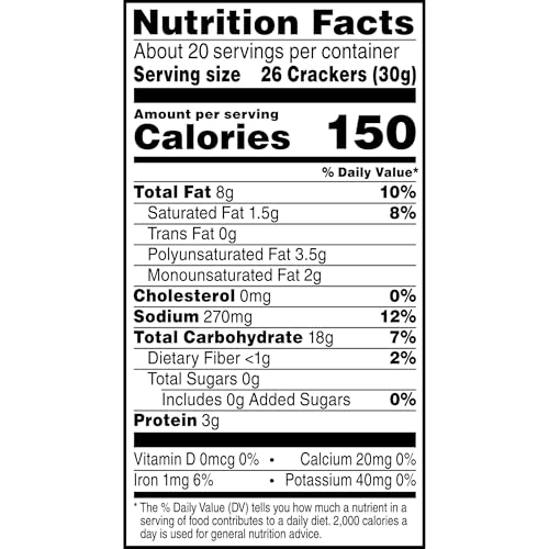 CHEEZ-IT CHEESE CRACKERS, BAKED SNACK CRACKERS, LUNCH SNACKS, FAMILY SIZE, EXTRA CHEESY, 21OZ BOX (1 BOX)