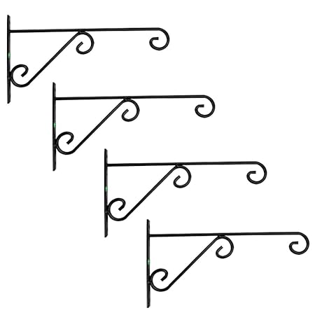 TrustBasket Wall Bracket Plant Hanger - Set of 4